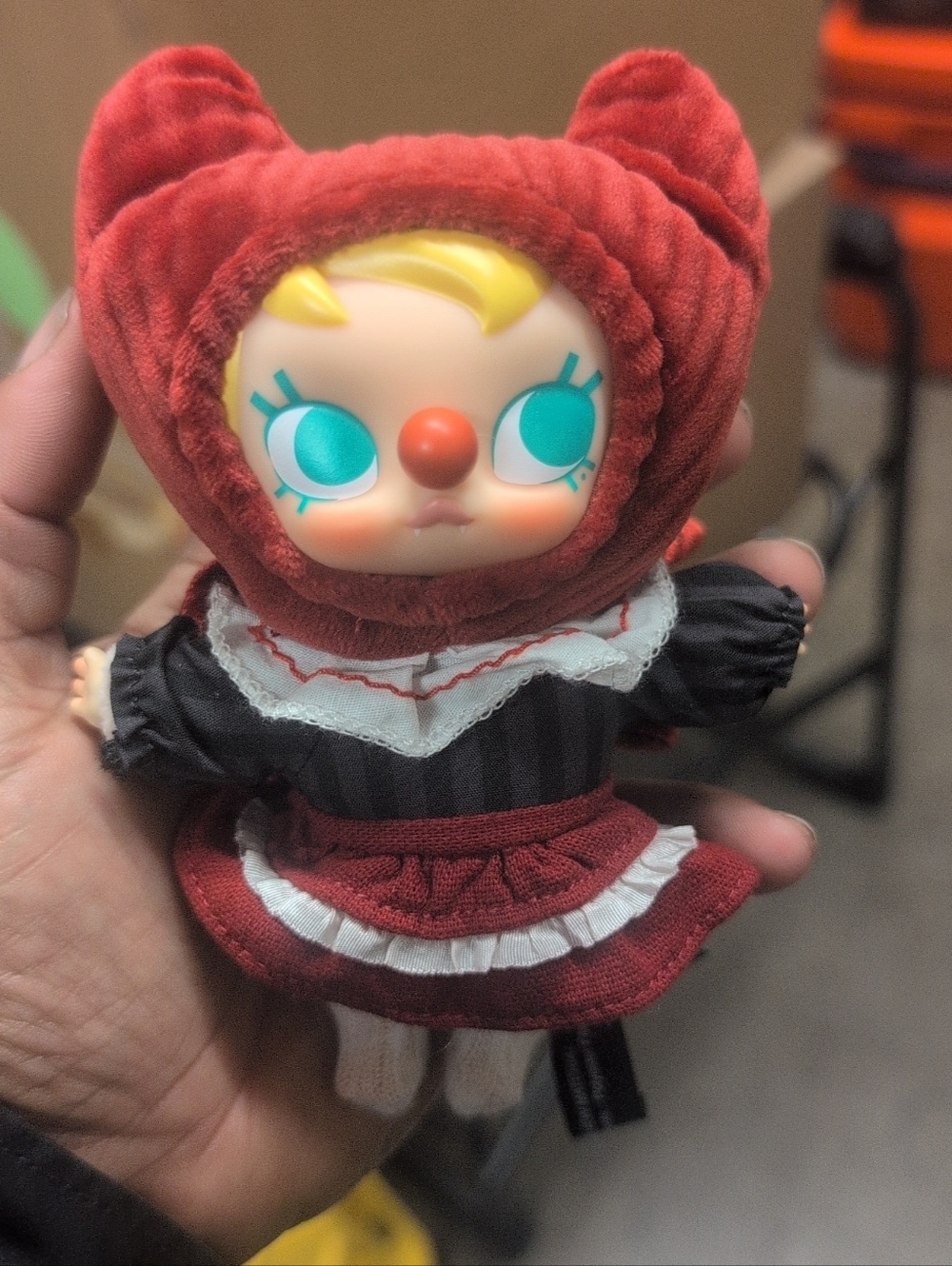 Pop Mart "Why So Serious" Series Vinyl Plush Pendant 'Molly Crimson Dancer NWOB